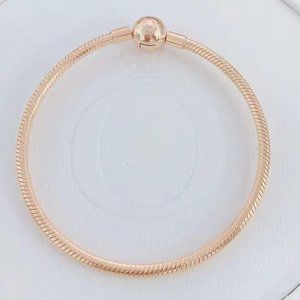 Pandora Moments Snake Chain Bracelet(Rose Gold)